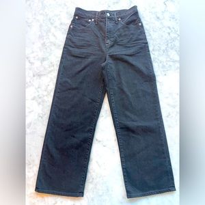 Madewell slim wide-leg crop